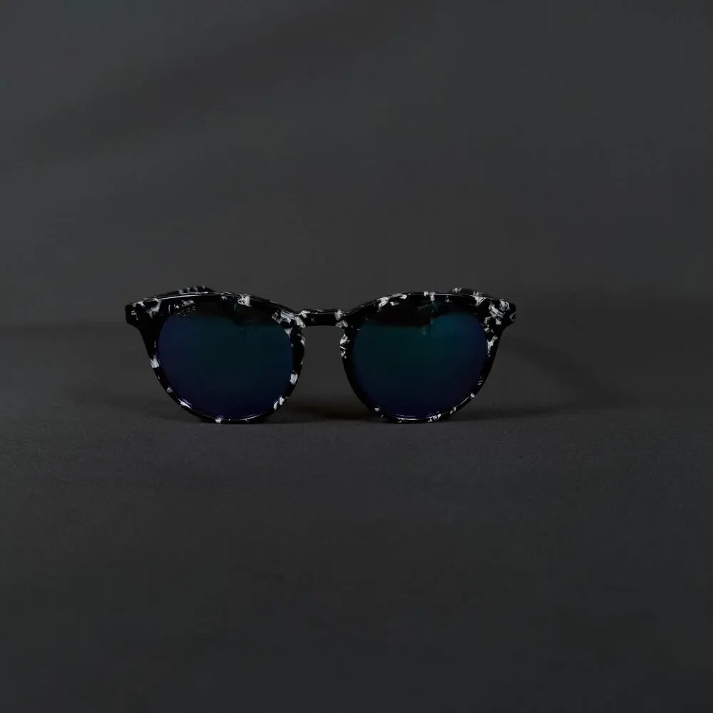DIFF Eyewear Charlie Black Marble Sunglasses BW-BU08P Only Frame